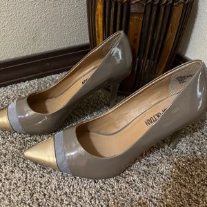 High heels taupe